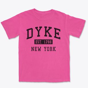 Dyke New York Classic Established Premium Heavyweight T-shirt