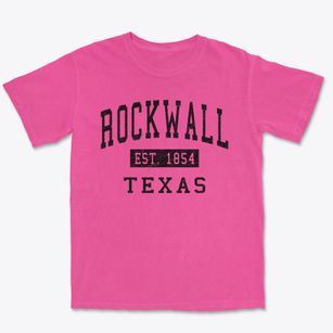 Rockwall Texas Classic Established Premium Heavyweight T-shirt