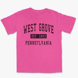 West Grove Pennsylvania Classic Established Premium Heavyweight T-shirt