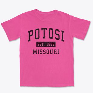 Potosi Missouri Classic Established Premium Heavyweight T-shirt