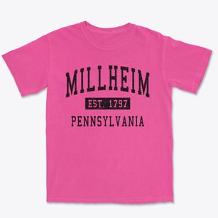 Millheim Pennsylvania Classic Established Premium Heavyweight T-shirt