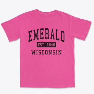 Emerald Wisconsin Classic Established Premium Heavyweight T-shirt