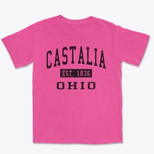 Castalia Ohio Classic Established Premium Heavyweight T-shirt