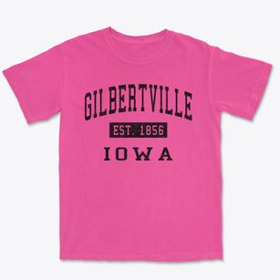 Gilbertville Iowa Classic Established Premium Heavyweight T-shirt