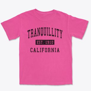 Tranquillity California Classic Established Premium Heavyweight T-shirt