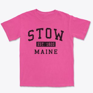 Stow Maine Classic Established Premium Heavyweight T-shirt