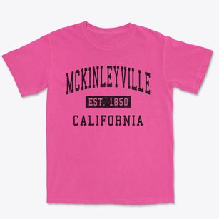 Mckinleyville California Classic Established Premium Heavyweight T-shirt