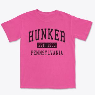 Hunker Pennsylvania Classic Established Premium Heavyweight T-shirt