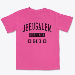 Jerusalem Ohio Classic Established Premium Heavyweight T-shirt