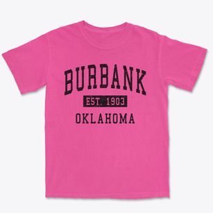 Burbank Oklahoma Classic Established Premium Heavyweight T-shirt