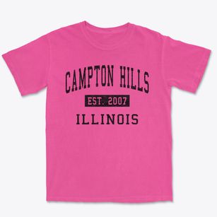 Campton Hills Illinois Classic Established Premium Heavyweight T-shirt