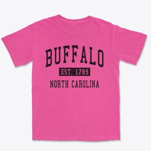 Buffalo North Carolina Classic Established Premium Heavyweight T-shirt