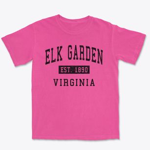 Elk Garden Virginia Classic Established Premium Heavyweight T-shirt