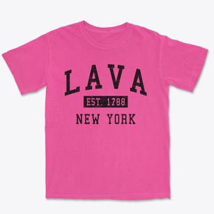 Lava New York Classic Established Premium Heavyweight T-shirt
