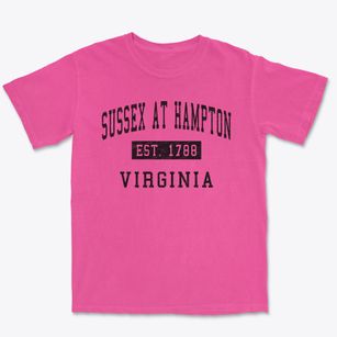 Sussex At Hampton Virginia Classic Established Premium Heavyweight T-shirt