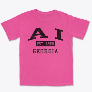 Ai Georgia Classic Established Premium Heavyweight T-shirt
