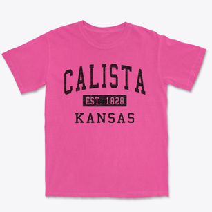 Calista Kansas Classic Established Premium Heavyweight T-shirt
