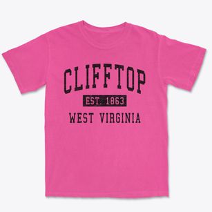 Clifftop West Virginia Classic Established Premium Heavyweight T-shirt