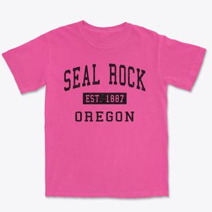 Seal Rock Oregon Classic Established Premium Heavyweight T-shirt