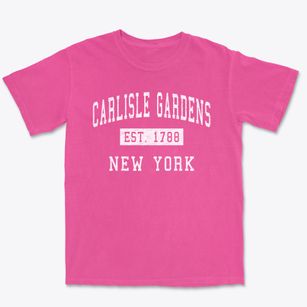 Carlisle Gardens New York Classic Established Premium Heavyweight T-shirt