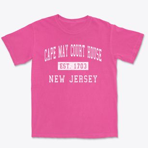 Cape May Court House New Jersey Classic Established Premium Heavyweight T-shirt