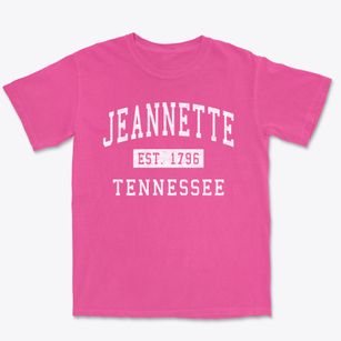 Jeannette Tennessee Classic Established Premium Heavyweight T-shirt