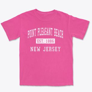Point Pleasant Beach New Jersey Classic Established Premium Heavyweight T-shirt
