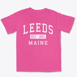 Leeds Maine Classic Established Premium Heavyweight T-shirt