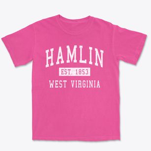 Hamlin West Virginia Classic Established Premium Heavyweight T-shirt