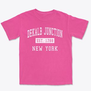 Dekalb Junction New York Classic Established Premium Heavyweight T-shirt