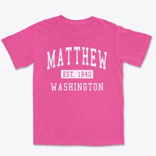 Matthew Washington Classic Established Premium Heavyweight T-shirt