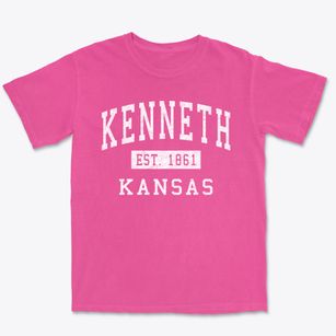 Kenneth Kansas Classic Established Premium Heavyweight T-shirt