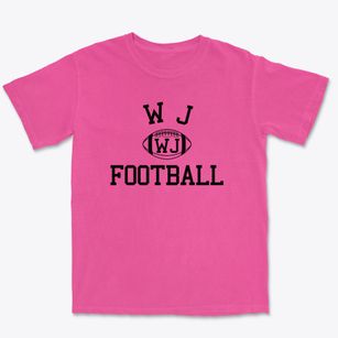 W J Christian School Classic Football Premium Heavyweight T-shirt