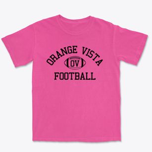 Orange Vista Classic Football Premium Heavyweight T-shirt