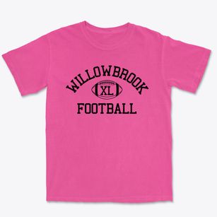 Willowbrook Day School Classic Football Premium Heavyweight T-shirt