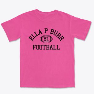 Ella P Burr School Classic Football Premium Heavyweight T-shirt