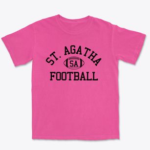 Saint Agatha School Classic Football Premium Heavyweight T-shirt