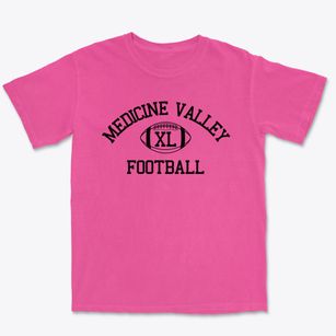 Medicine Valley High Classic Football Premium Heavyweight T-shirt