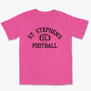 St. Stehpen's Church Classic Football Premium Heavyweight T-shirt