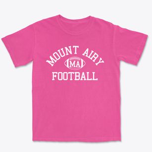 Mount Airy Junior High School Classic Football Premium Heavyweight T-shirt
