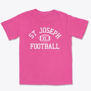 St Joseph Parish Classic Football Premium Heavyweight T-shirt