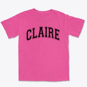 Claire Lilienthal Alternative Elementary Varsity Arch Premium Heavyweight T-shirt