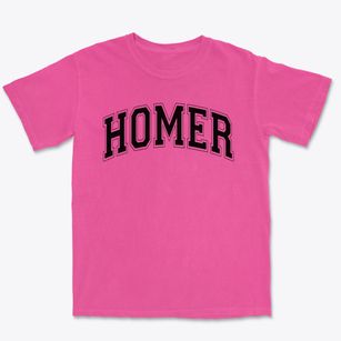 Homer Middle School Varsity Arch Premium Heavyweight T-shirt