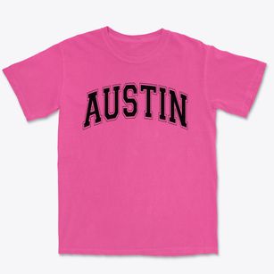 Austin High School Varsity Arch Premium Heavyweight T-shirt
