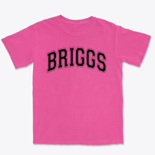 Briggs Elementary School Varsity Arch Premium Heavyweight T-shirt