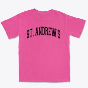 Saint Andrew's Elementary School Varsity Arch Premium Heavyweight T-shirt