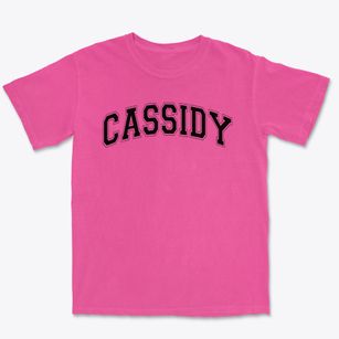 Cassidy Elementary School Varsity Arch Premium Heavyweight T-shirt