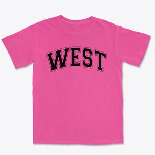 West Junior High School Varsity Arch Premium Heavyweight T-shirt