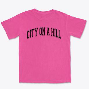 City On A Hill Varsity Arch Premium Heavyweight T-shirt