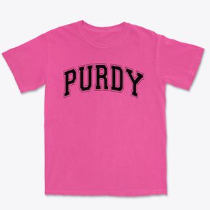 Purdy Elementary School Varsity Arch Premium Heavyweight T-shirt